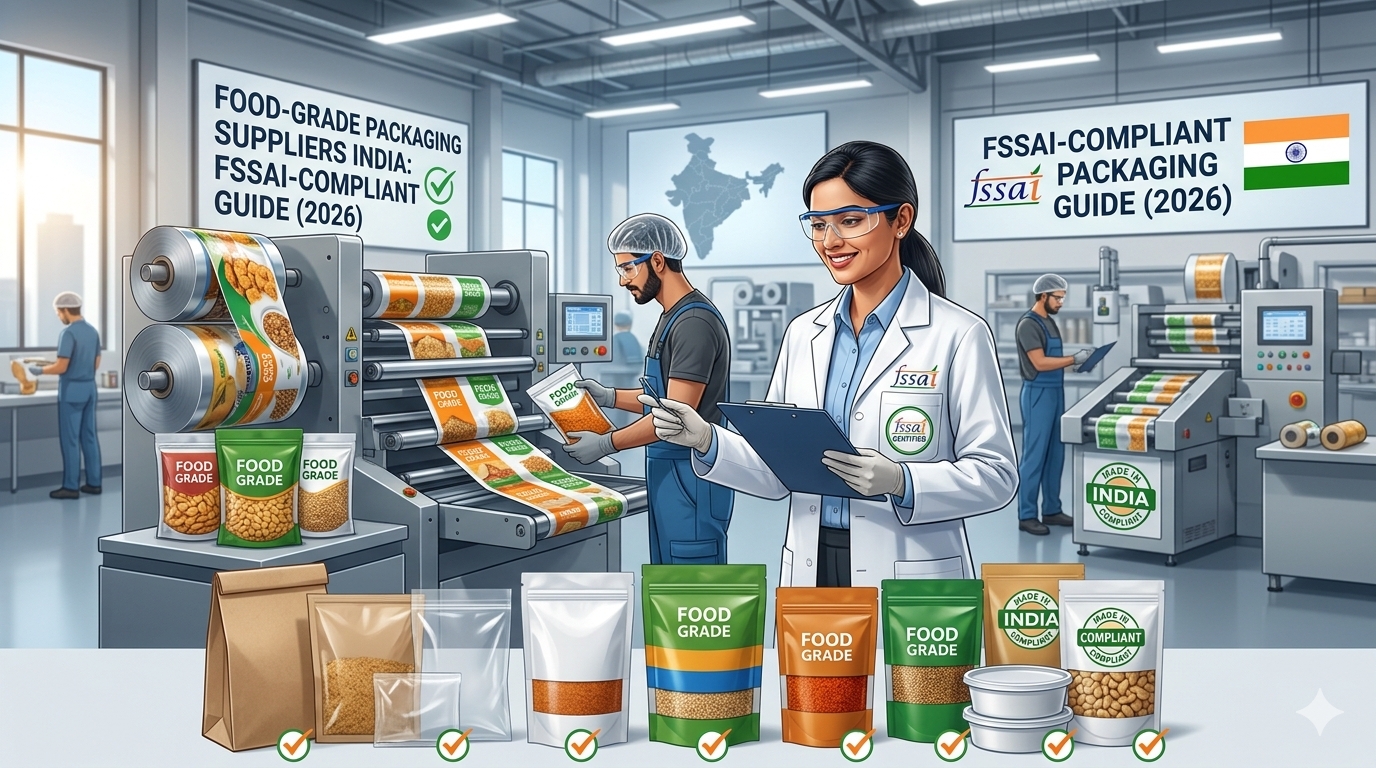 Food-Grade Packaging Suppliers India: FSSAI-Compliant Guide (2026)