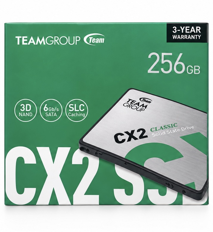 Team Group CX2 Classic 256GB SATA III 2.5"SSD – Internal Solid State Drive
