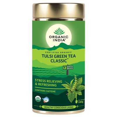 Organic India Classic Tulsi Green Tea, 100 gm