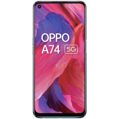 OPPO A74 5G (Fluid Black,6GB RAM,128GB Storage) - 5G Android Smartphone