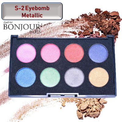 BONJOUR PARIS Eye Bomb Metallic Eye Shadow Palette. / Radiant Pigment/Highlighter. 15g (SETNO-2)