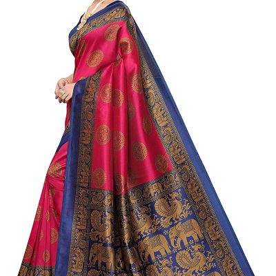 ANNI DESIGNER silk with blouse piece Saree