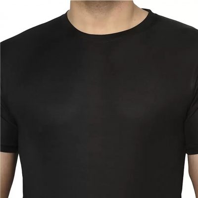 InkTees Men Round Neck Tshirt – Black
