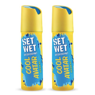 Set Wet Cool Avatar Deodorant For Men, 150 ml (Pack of 2)