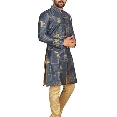 N.B.F Fashion Mens Ethnic wear Kurta Pajama Indo Western Set